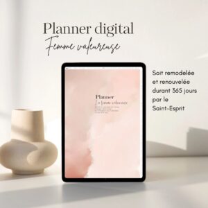 Planner digital chrétien Femme Valeureuse