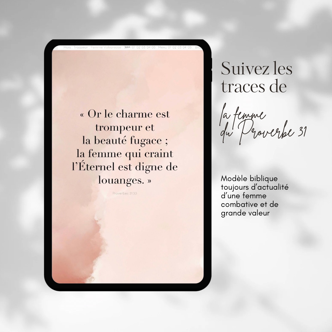 Planner digital chrétien Femme Valeureuse – Image 2