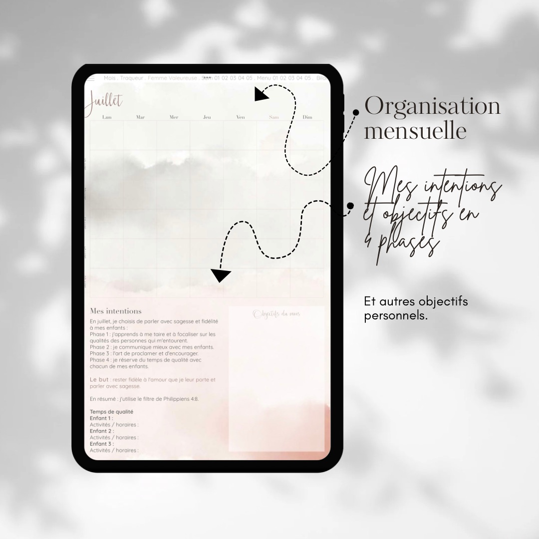 Planner digital chrétien Femme Valeureuse – Image 7