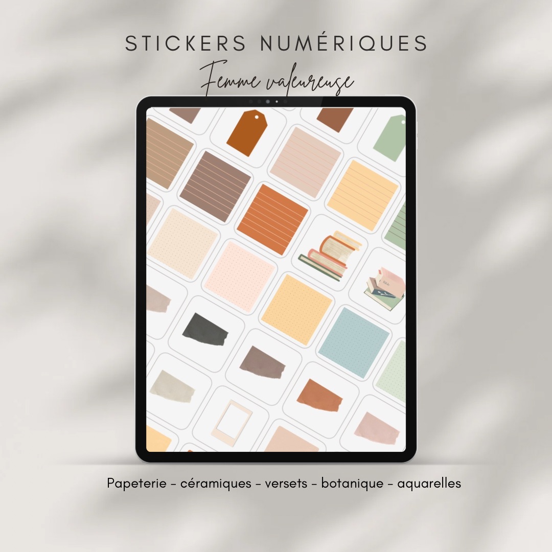 Stickers numériques Femme Valeureuse – Image 3