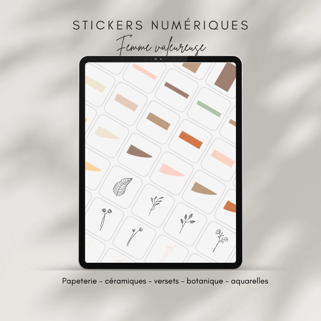 Stickers numériques Femme Valeureuse – Image 4