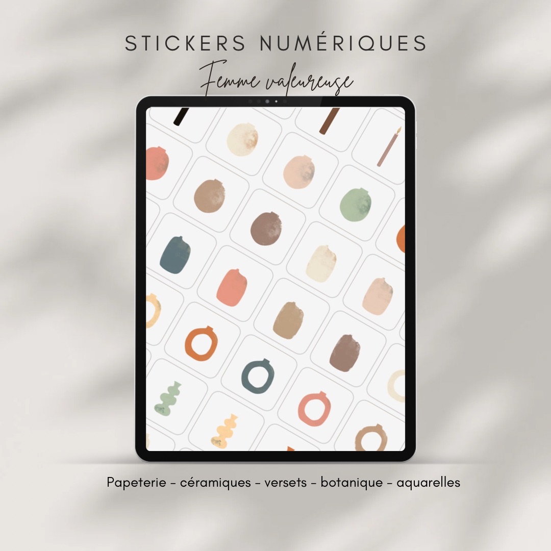 Stickers numériques Femme Valeureuse – Image 5