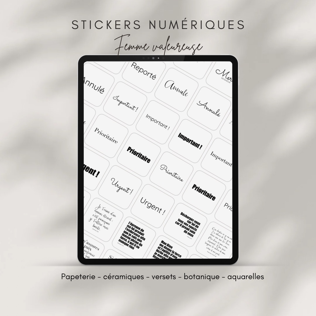 Stickers numériques Femme Valeureuse – Image 6