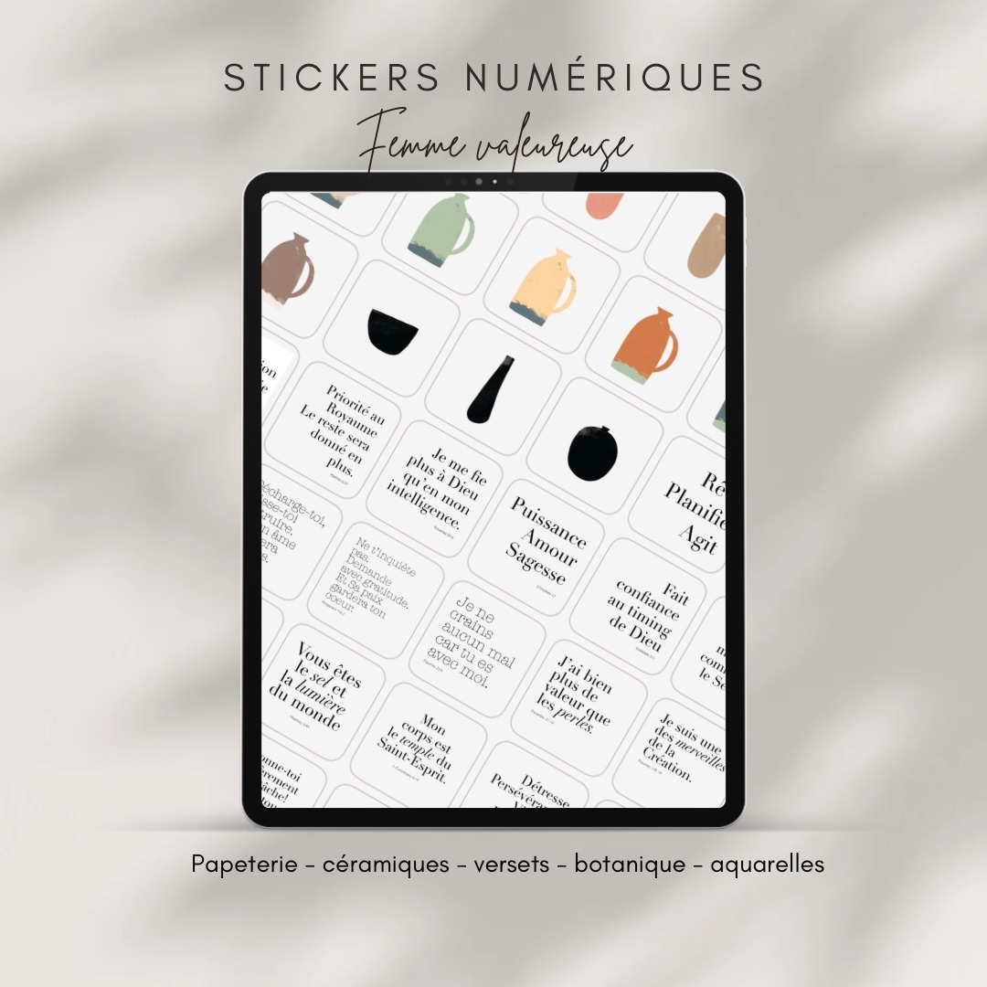 Stickers numériques Femme Valeureuse – Image 7