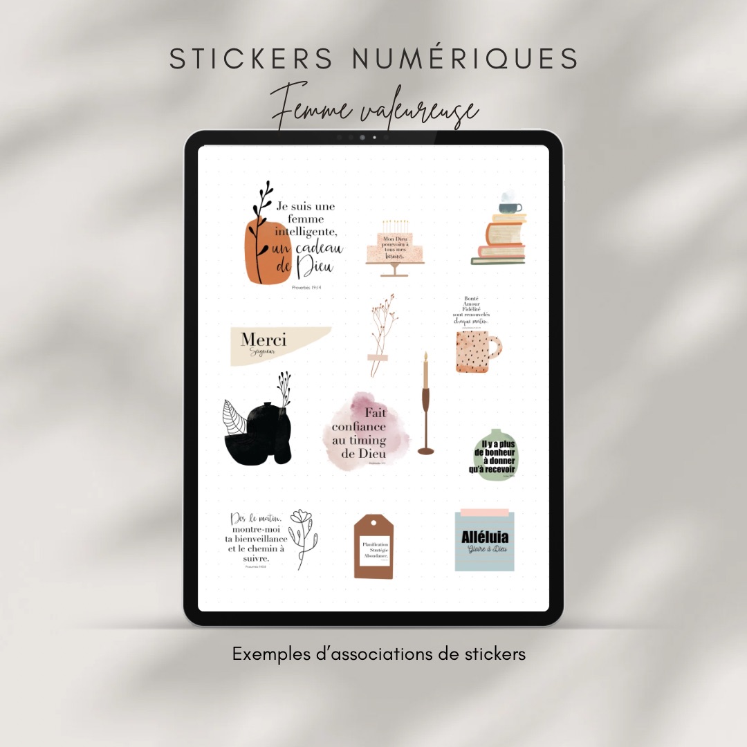 Stickers numériques Femme Valeureuse – Image 8