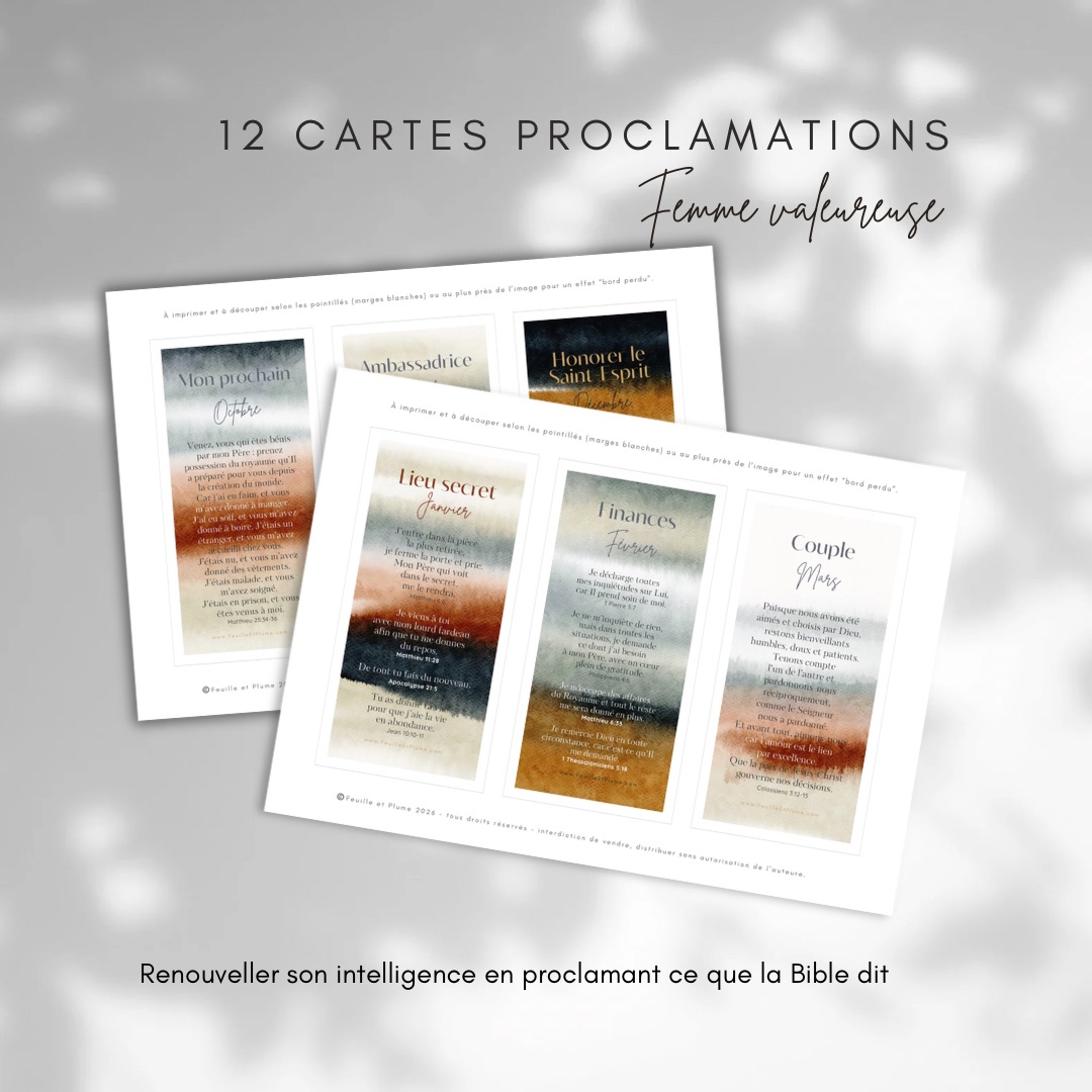 44 Cartes Femmes Valeureuses – Image 4